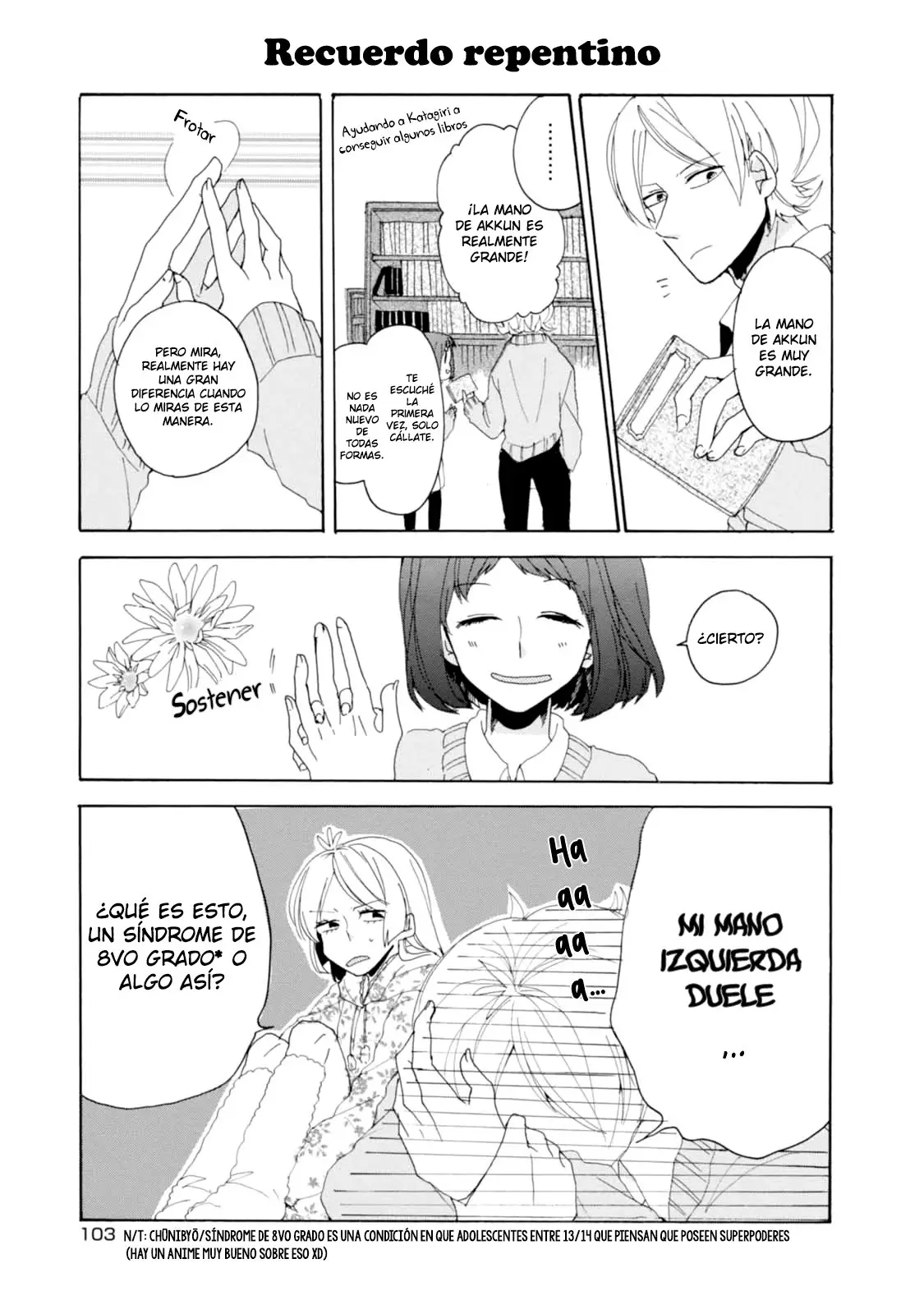Akkun to Kanojo capítulo 8, página 4