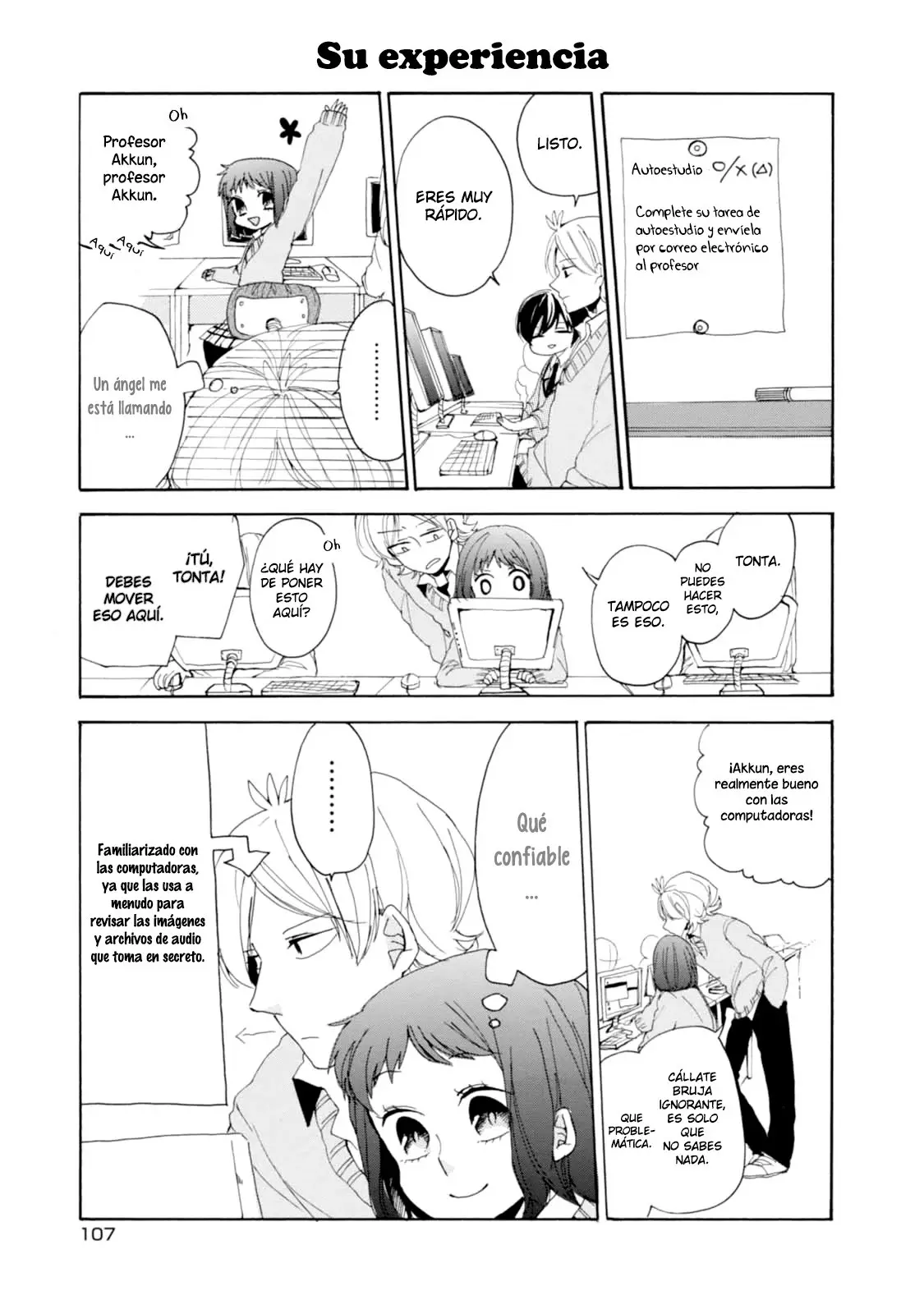 Akkun to Kanojo capítulo 8, página 8