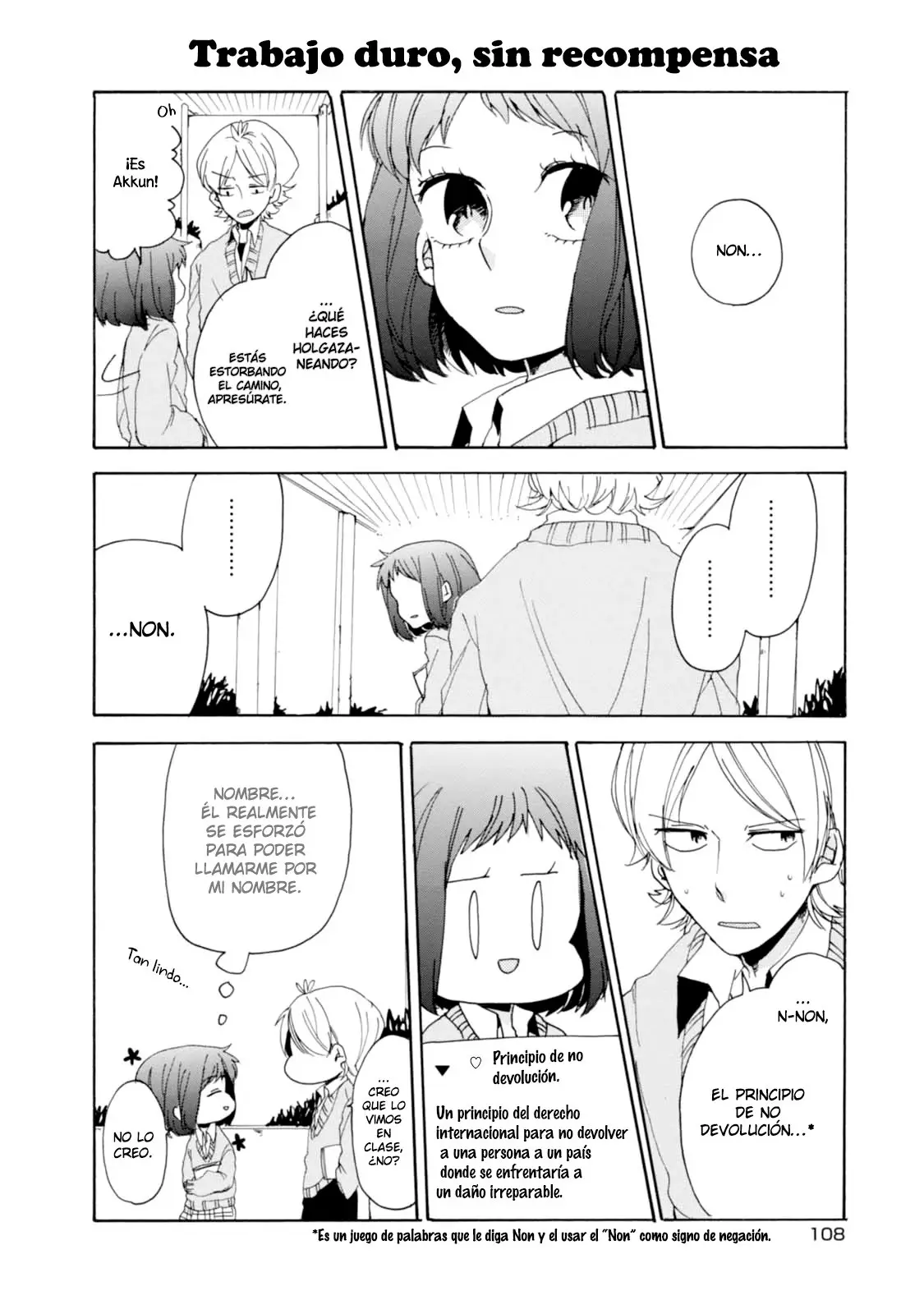 Akkun to Kanojo capítulo 8, página 9