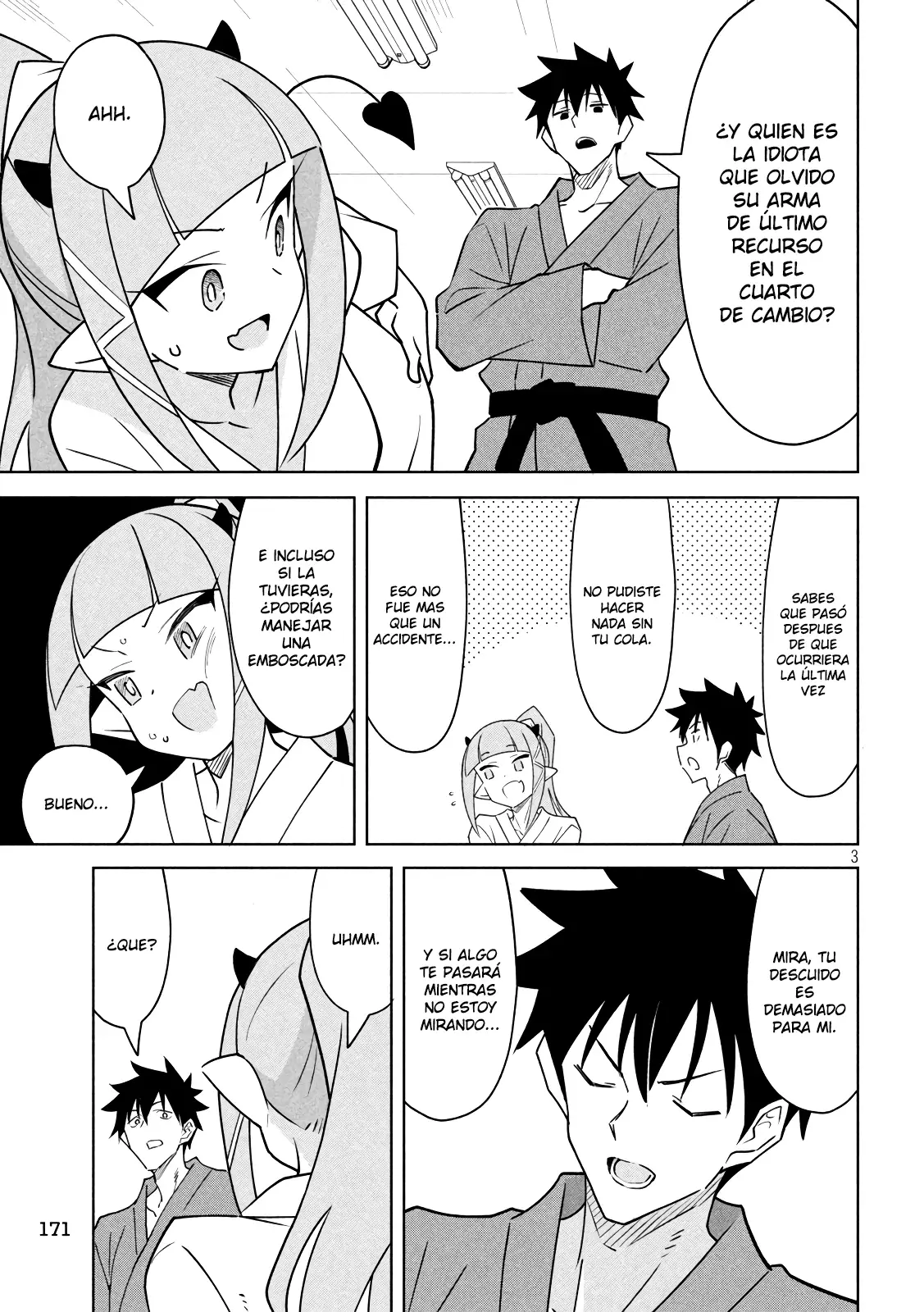 AKUMA DE FUKEI! capítulo 13, página 3