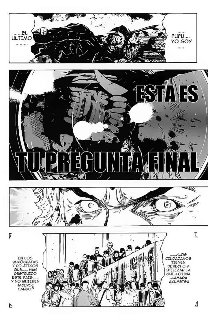 Akumetsu capítulo 161, página 6
