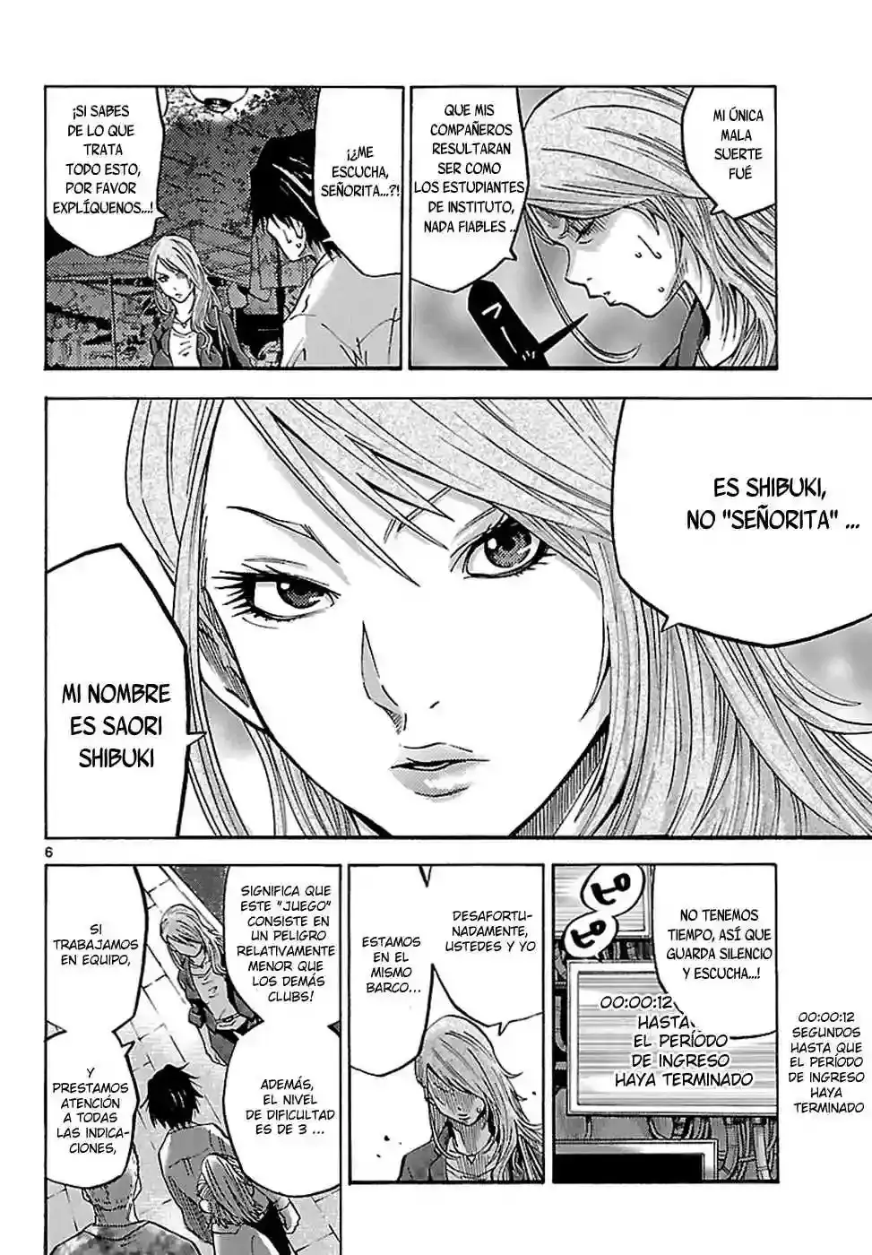 Alice in Borderland capítulo 2, página 6
