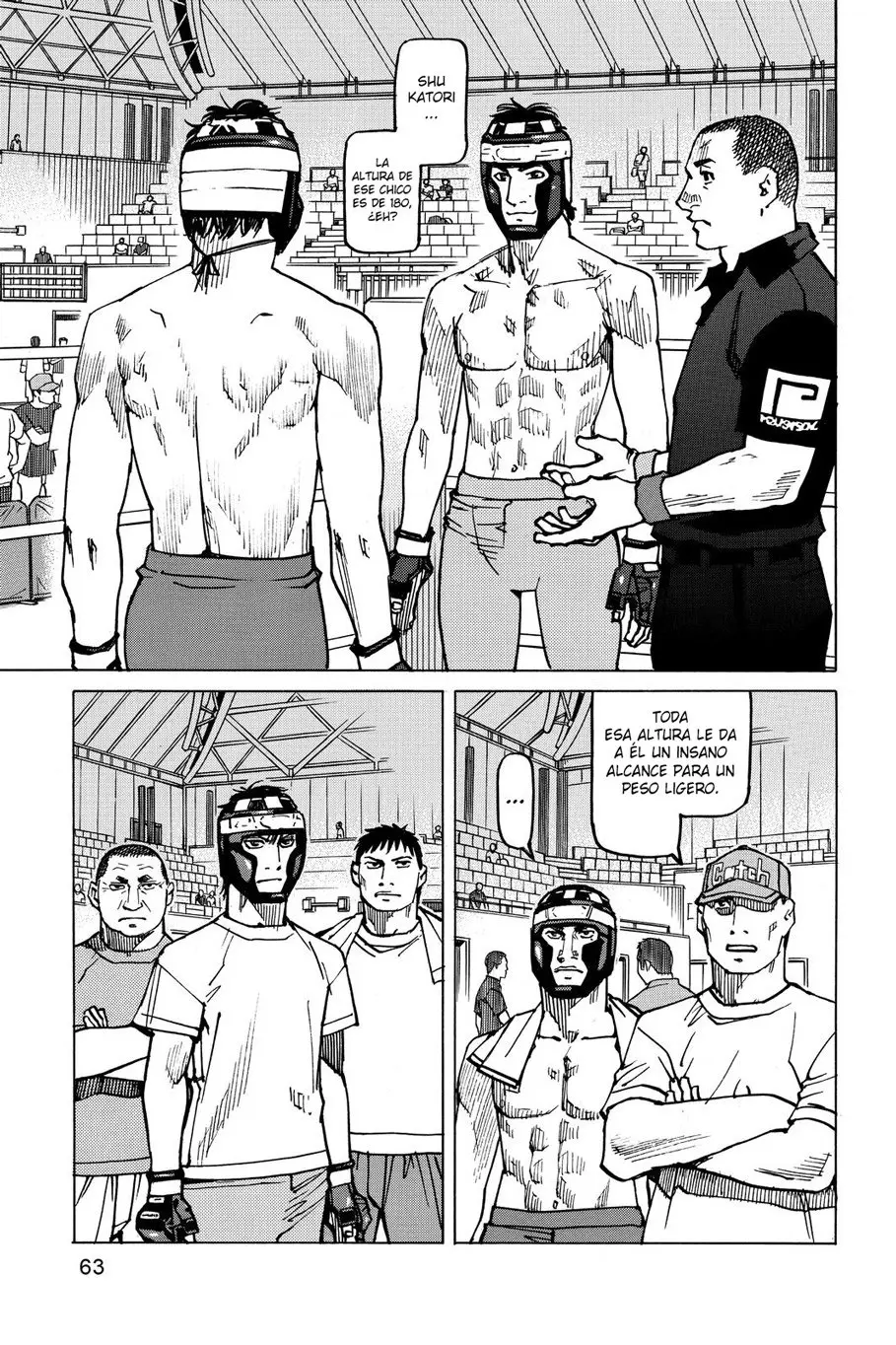 All Rounder Meguru capítulo 144, página 3