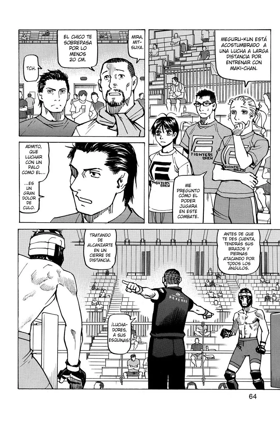All Rounder Meguru capítulo 144, página 4