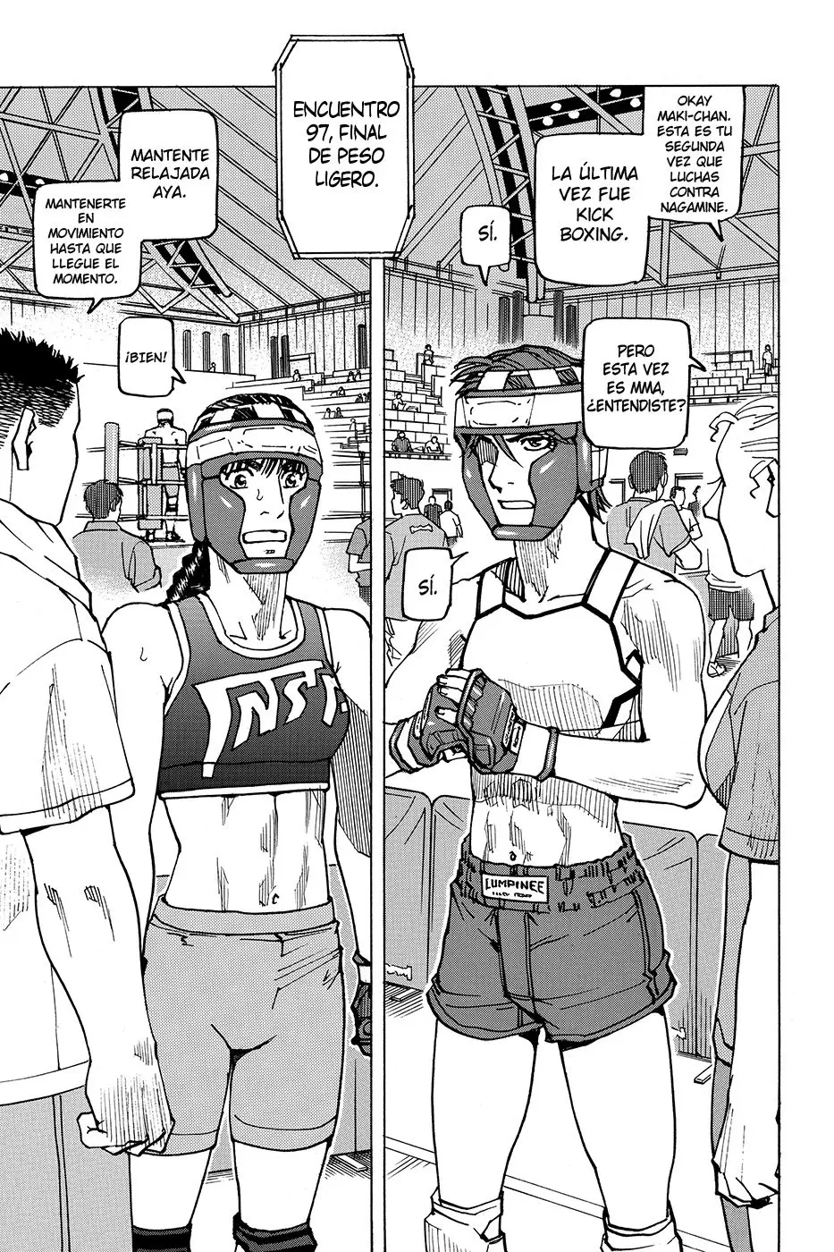 All Rounder Meguru capítulo 154, página 3