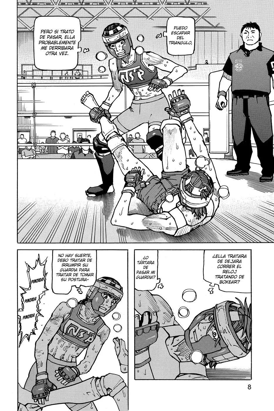 All Rounder Meguru capítulo 160, página 8