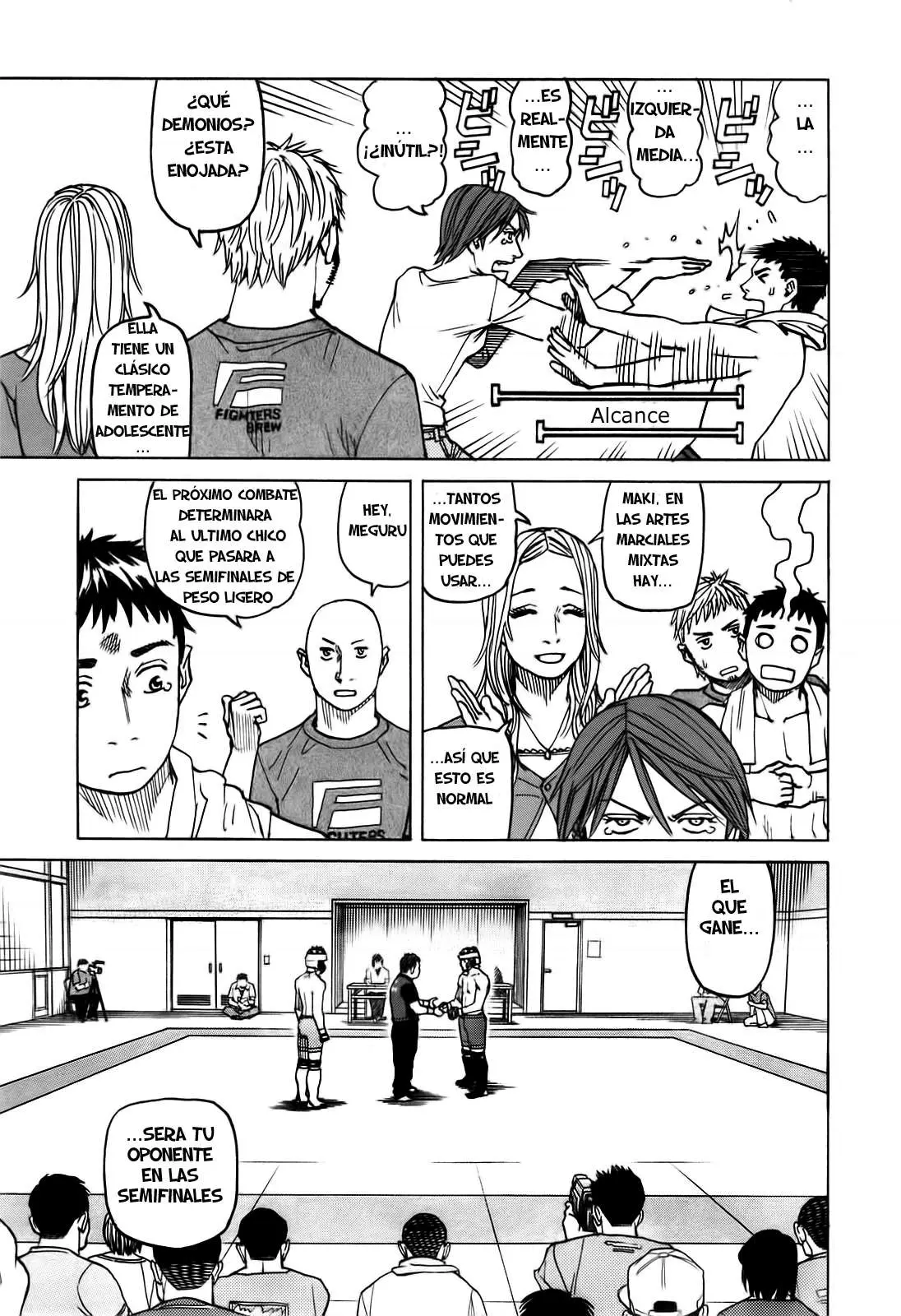 All Rounder Meguru capítulo 42, página 3