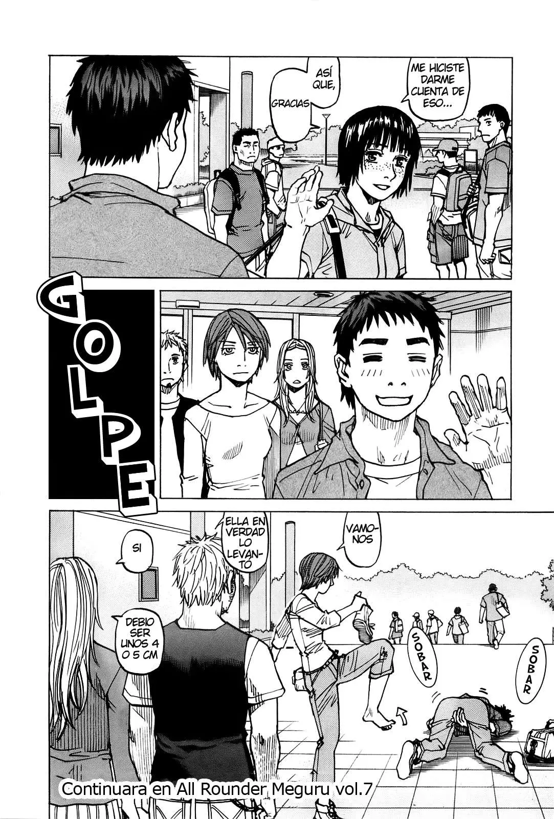 All Rounder Meguru capítulo 56, página 18