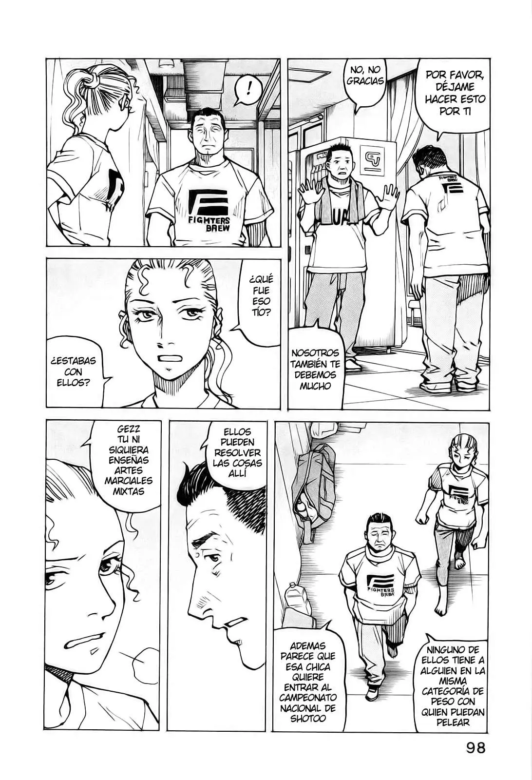 All Rounder Meguru capítulo 62, página 4