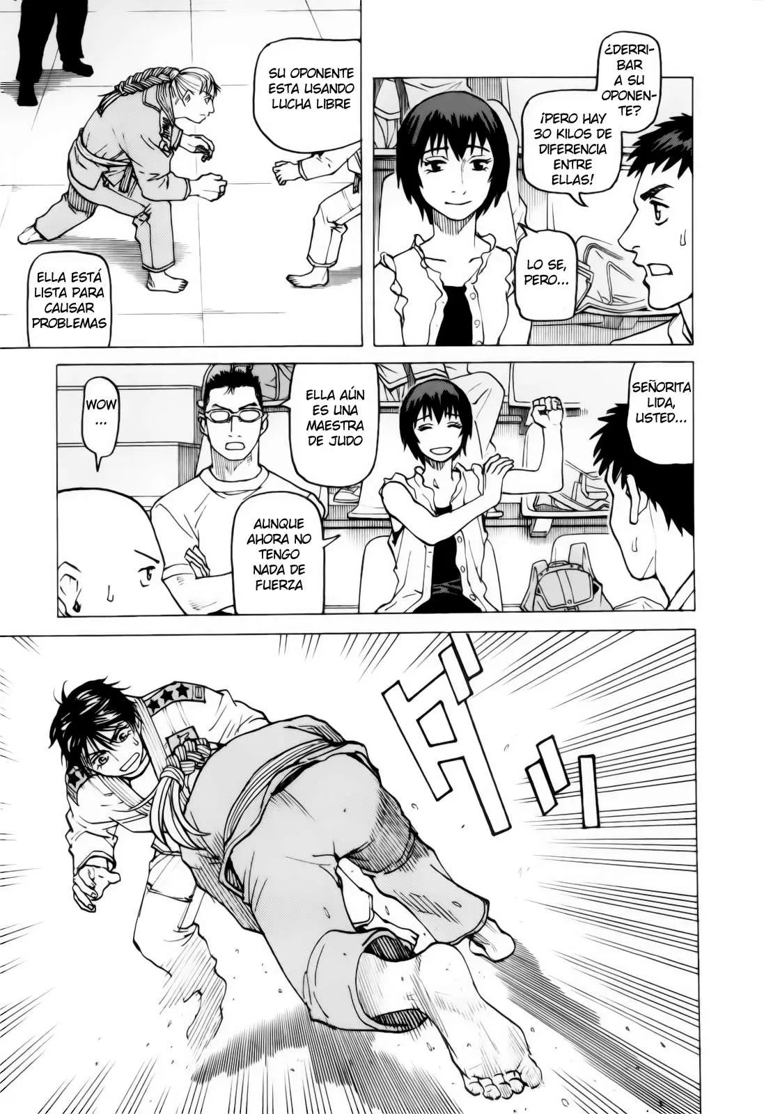 All Rounder Meguru capítulo 67, página 9