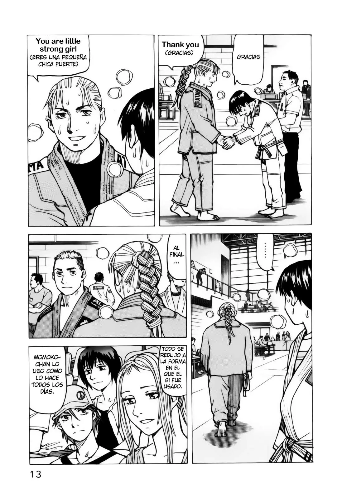 All Rounder Meguru capítulo 68, página 17
