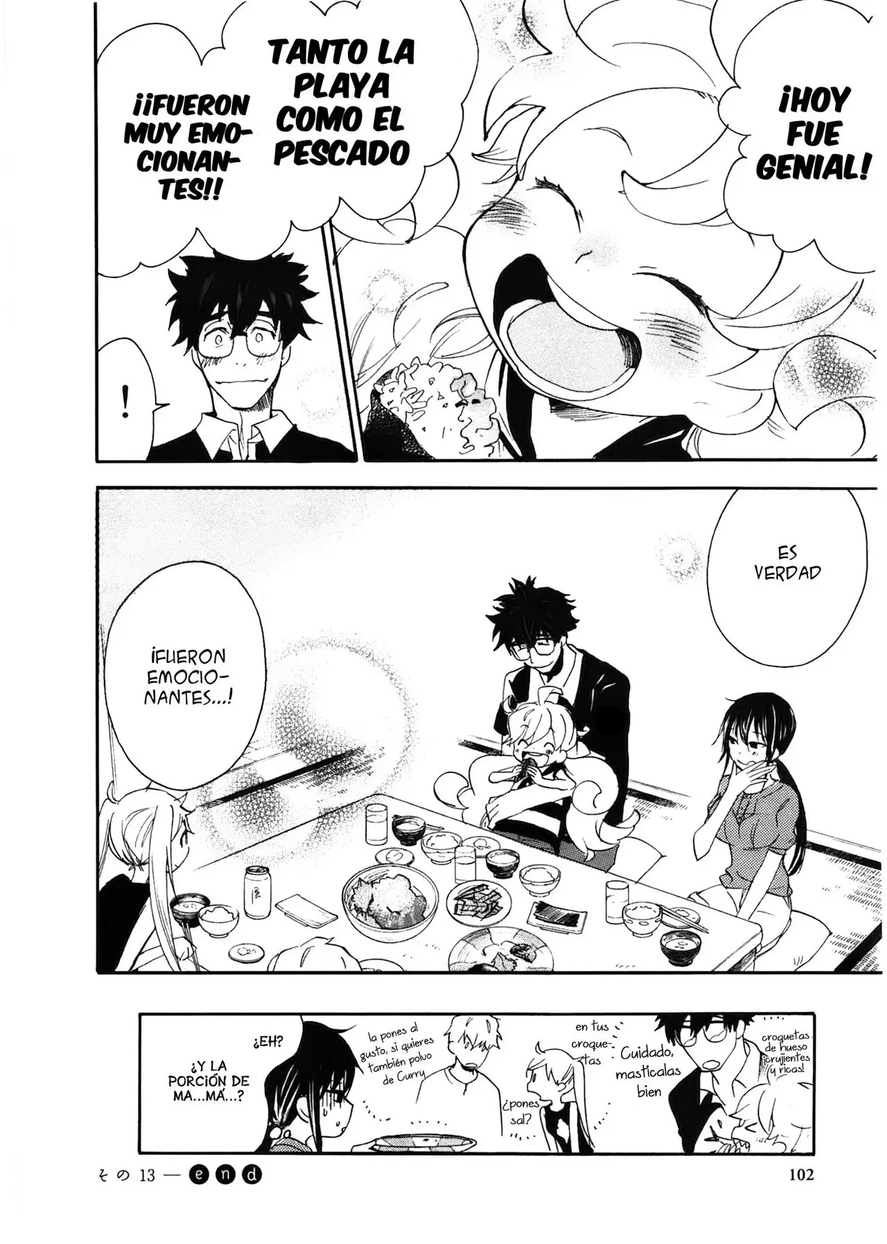 Amaama to Inazuma capítulo 13, página 33