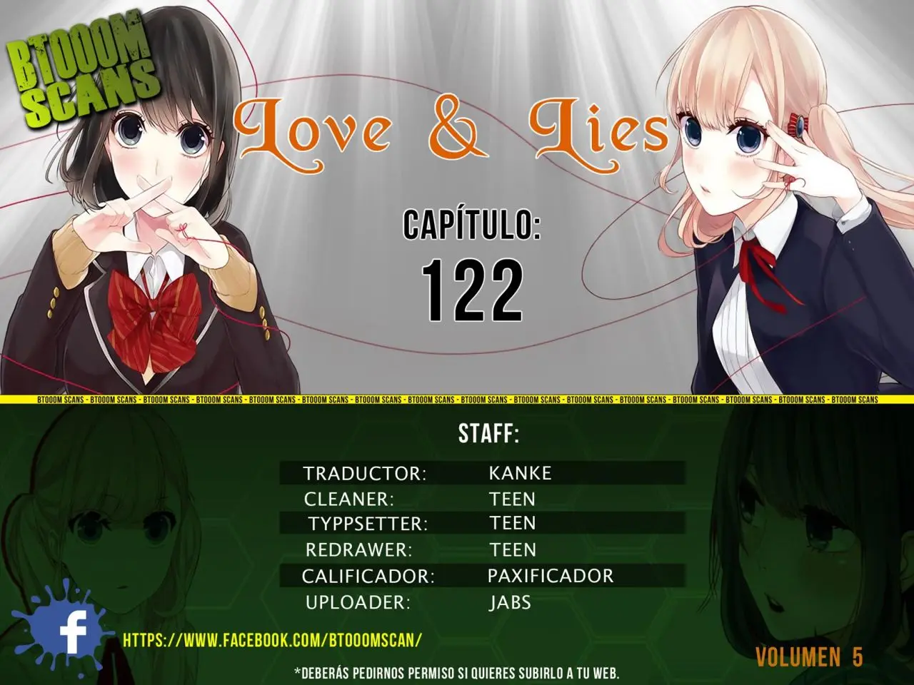 Amor & Mentiras capítulo 122, página 1