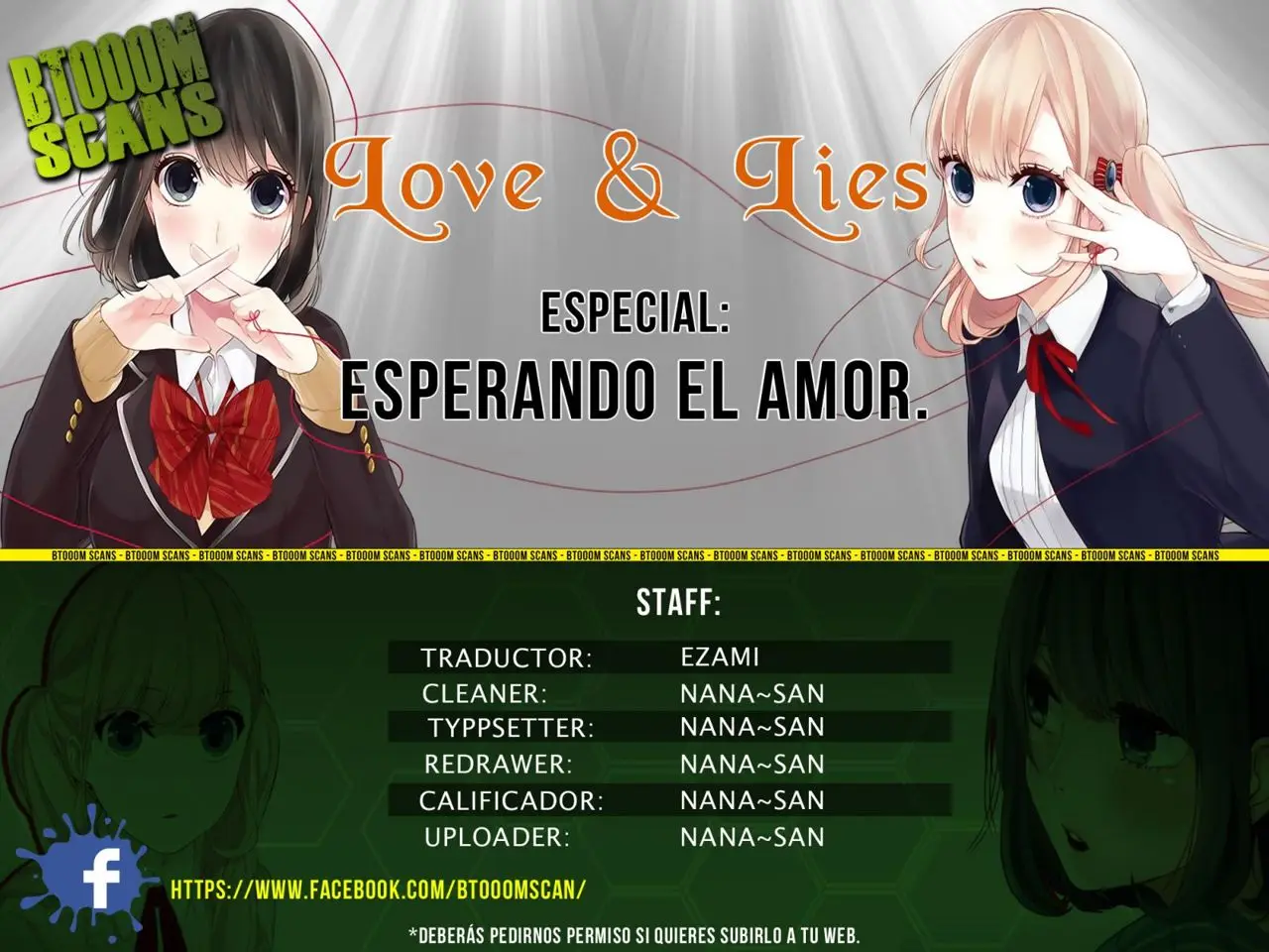 Amor & Mentiras capítulo 140.5, página 1