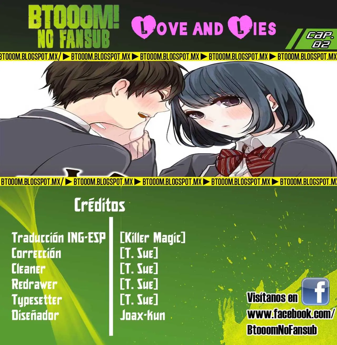 Amor & Mentiras capítulo 2, página 1