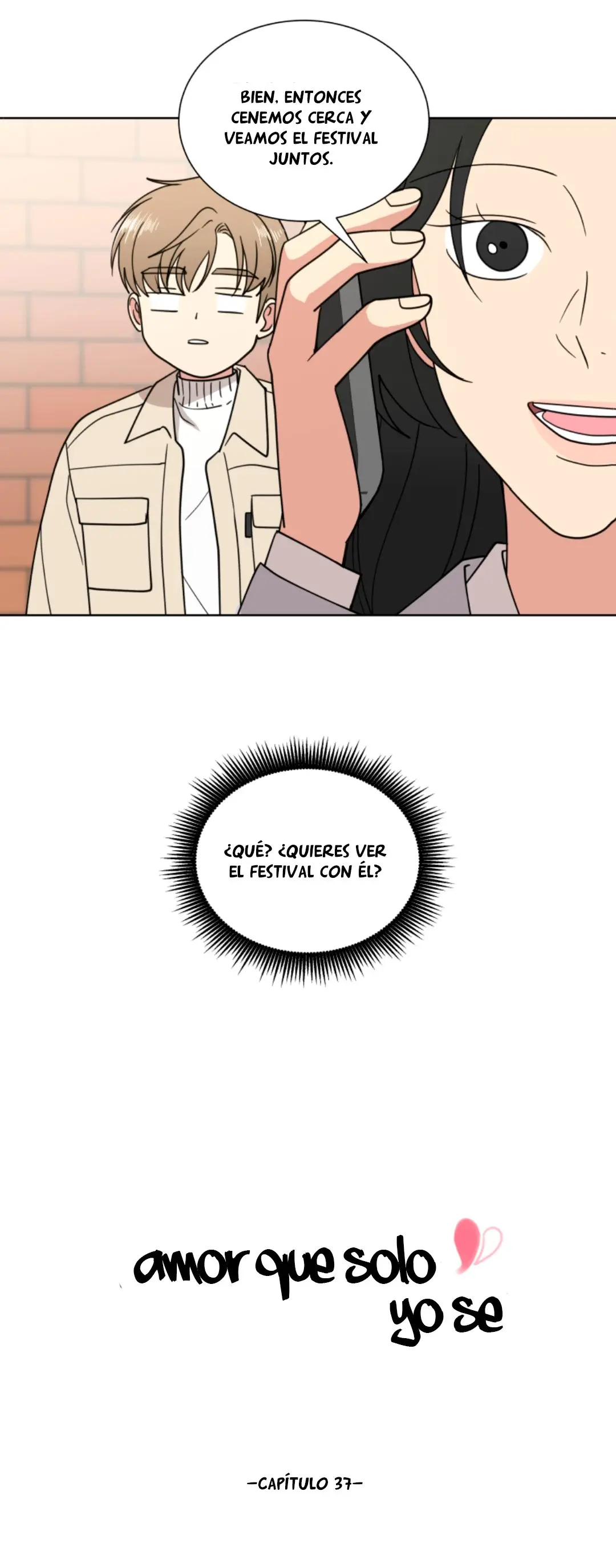 Amor que solo yo sé capítulo 37, página 12