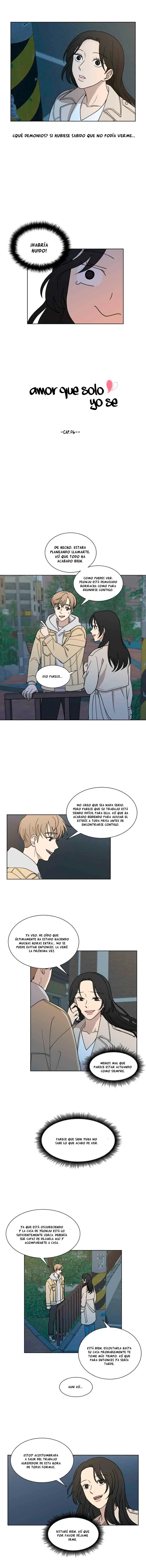 Amor que solo yo sé capítulo 6, página 6