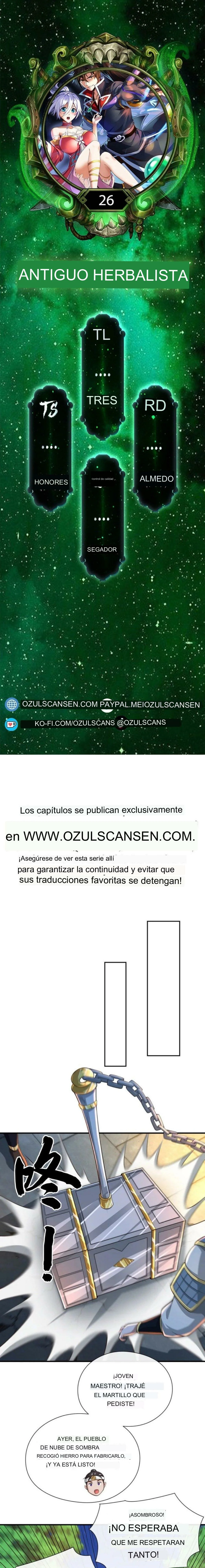 Ancient Herbalist capítulo 26, página 1