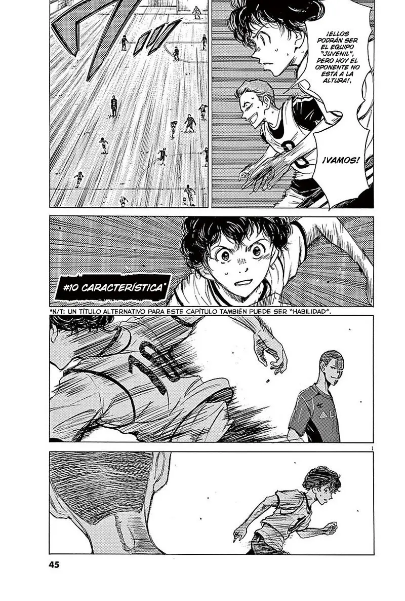 Ao ashi capítulo 10, página 2