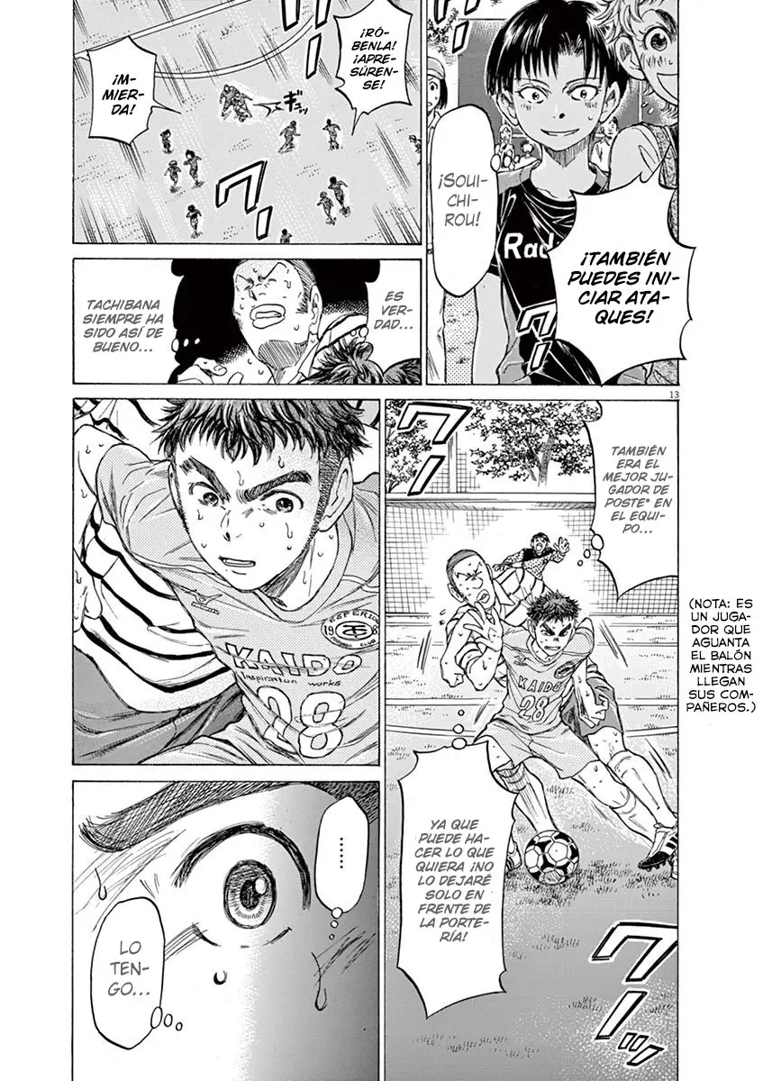 Ao ashi capítulo 101, página 13