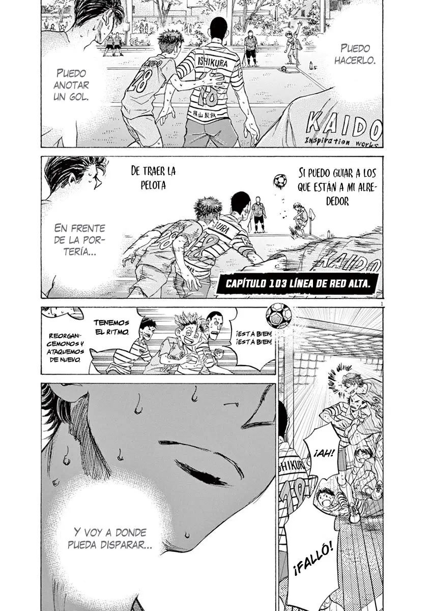 Ao ashi capítulo 103, página 2