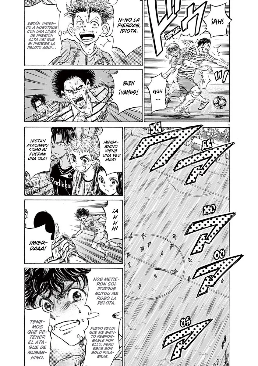 Ao ashi capítulo 104, página 10