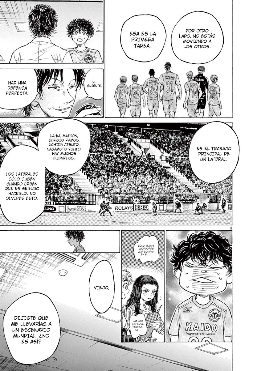 Ao ashi capítulo 107, página 10
