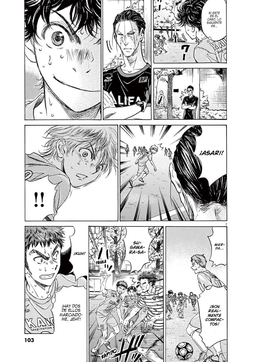Ao ashi capítulo 110, página 9
