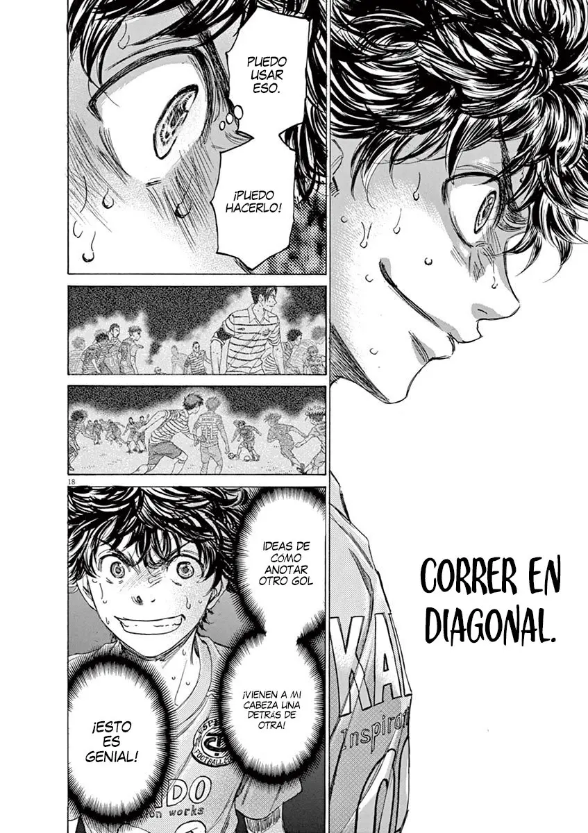 Ao ashi capítulo 111, página 19