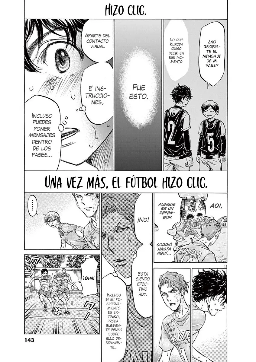 Ao ashi capítulo 112, página 11