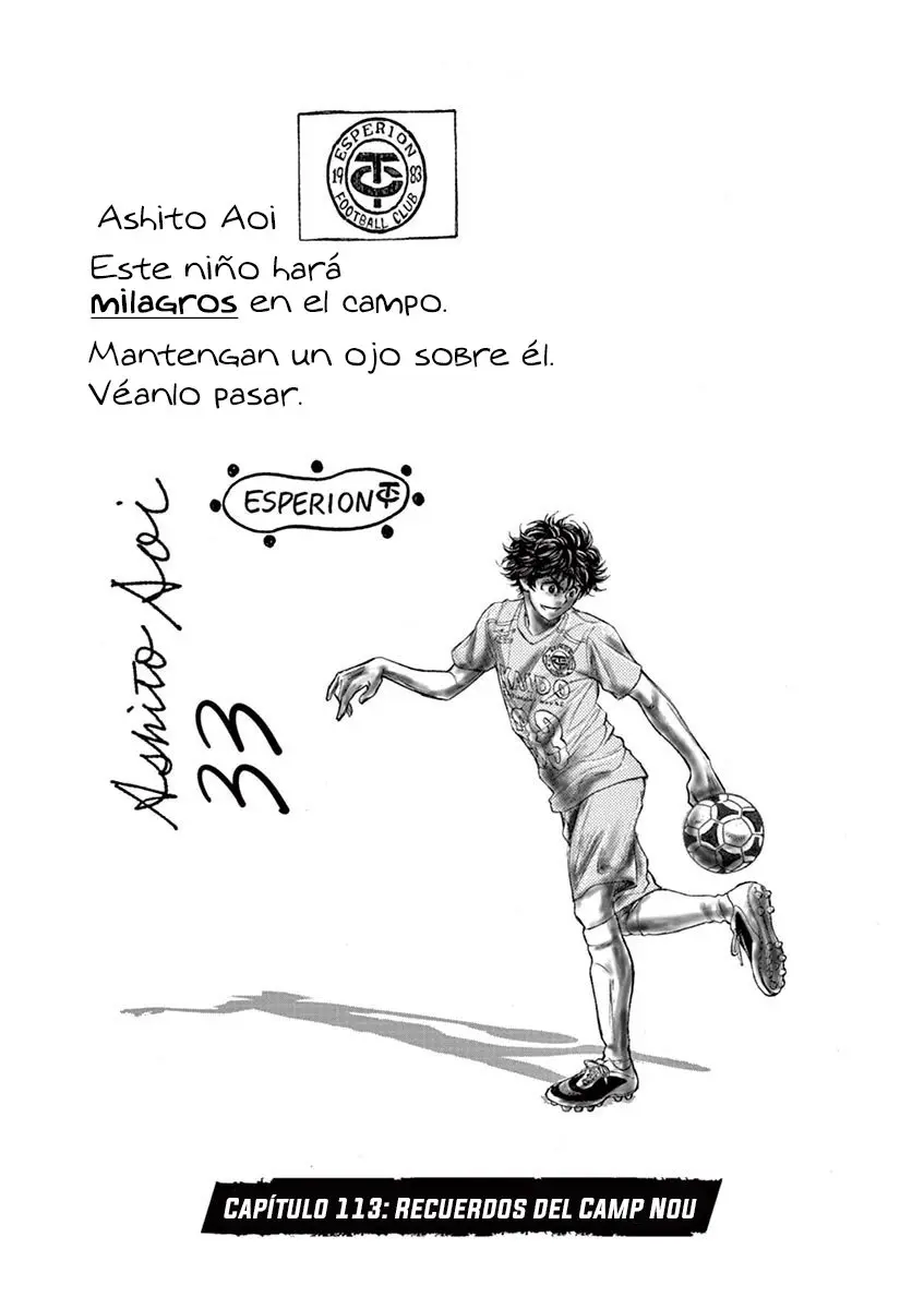 Ao ashi capítulo 113, página 3