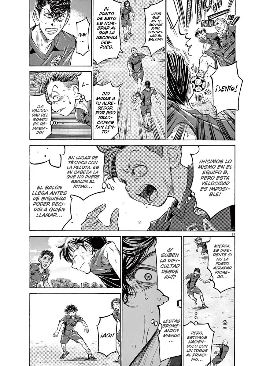 Ao ashi capítulo 119, página 13