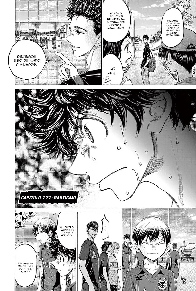 Ao ashi capítulo 121, página 3