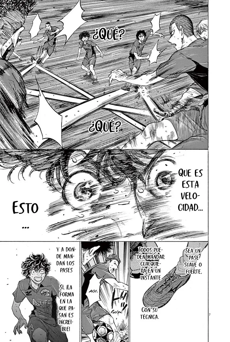 Ao ashi capítulo 121, página 8