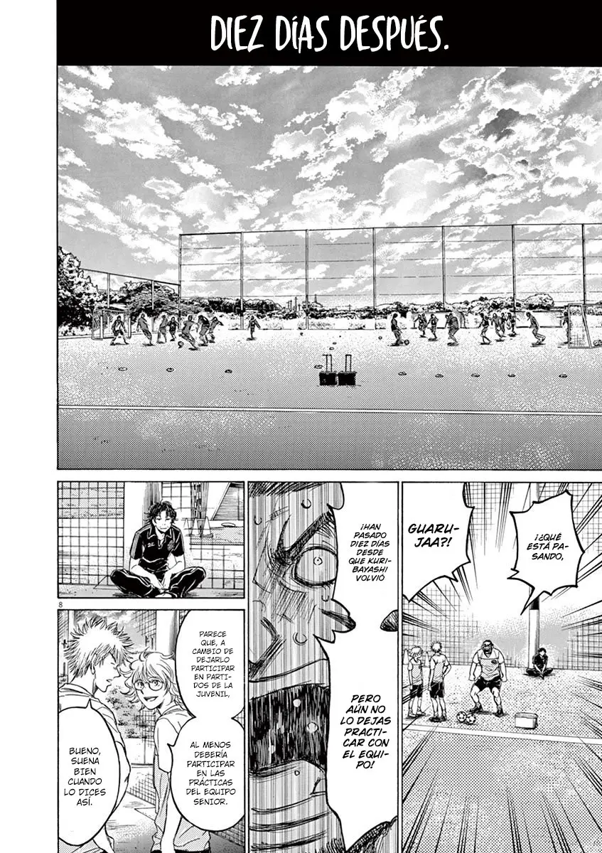 Ao ashi capítulo 124, página 9