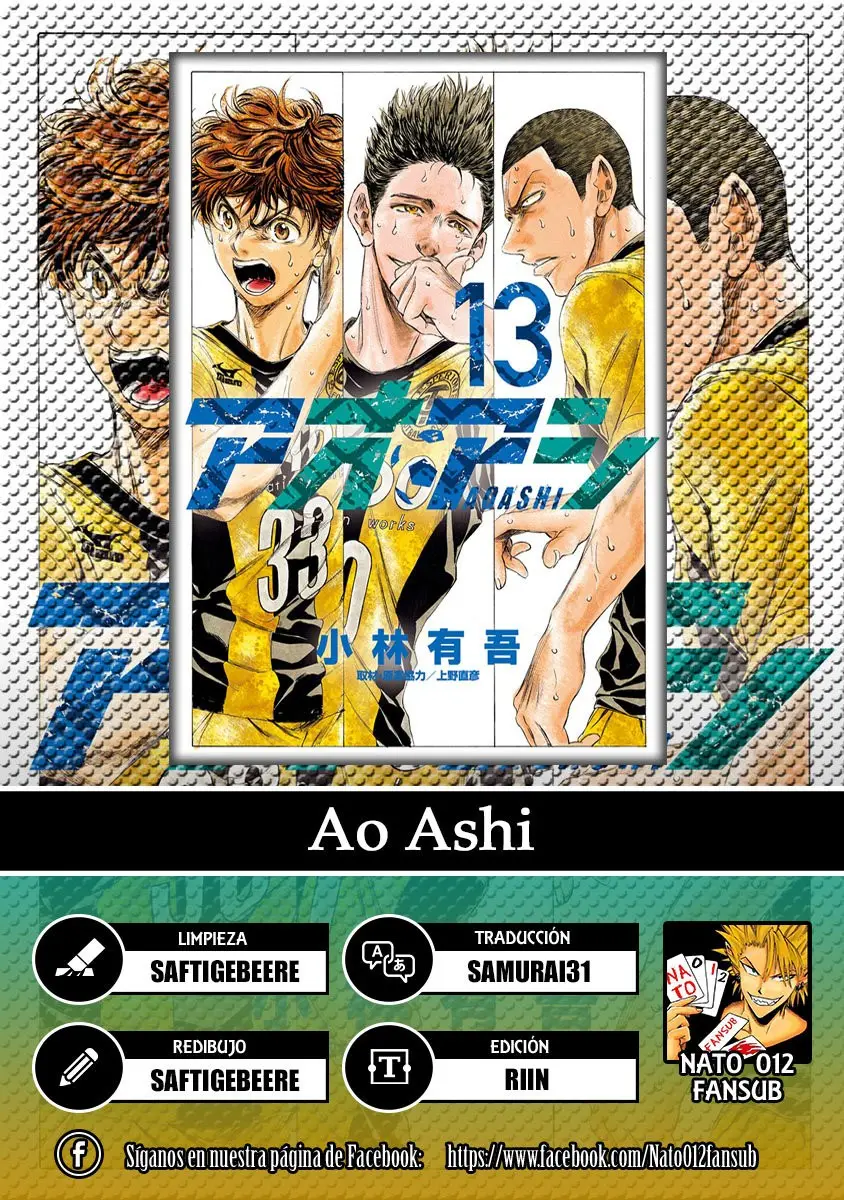 Ao ashi capítulo 132, página 1