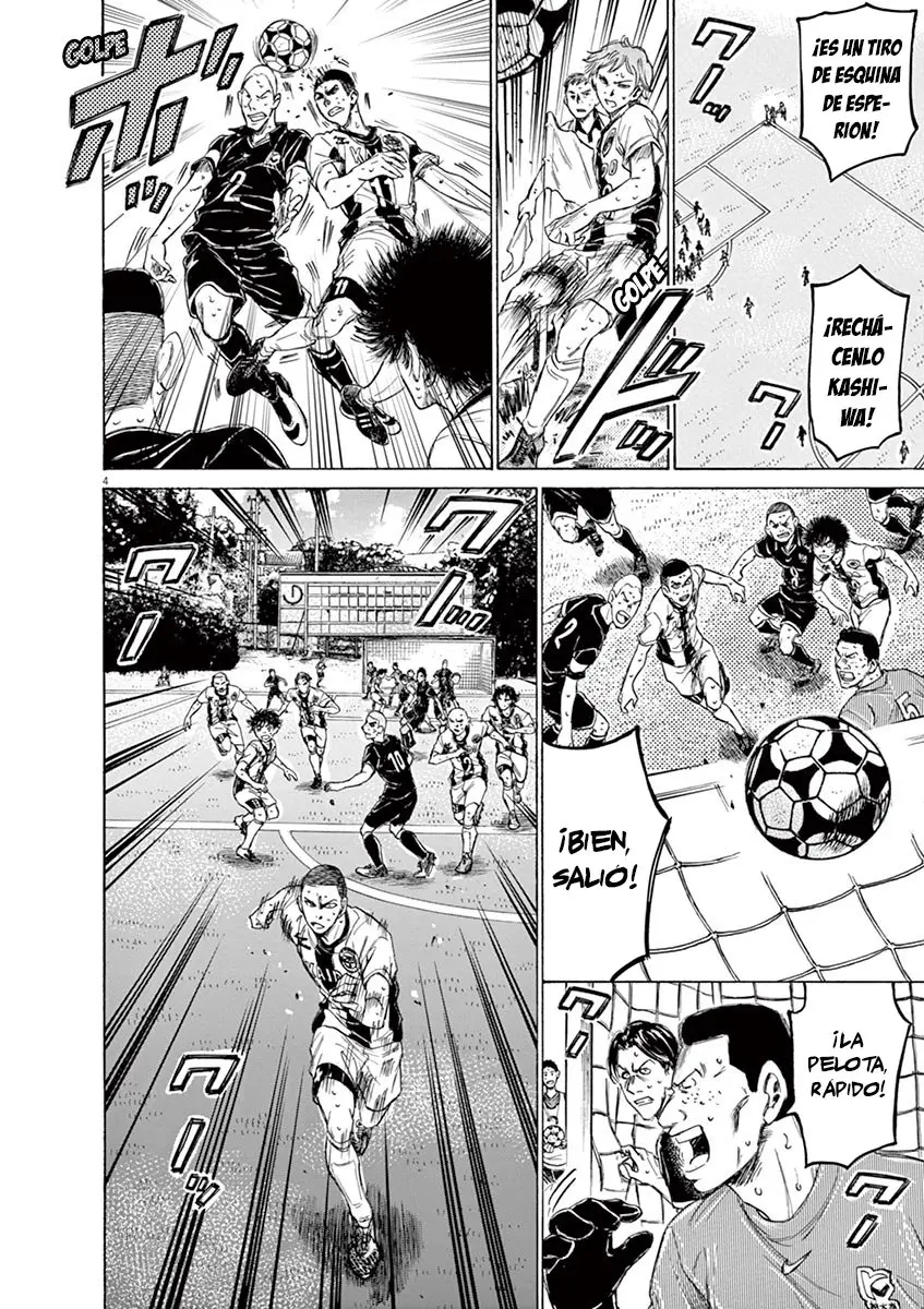 Ao ashi capítulo 133, página 4