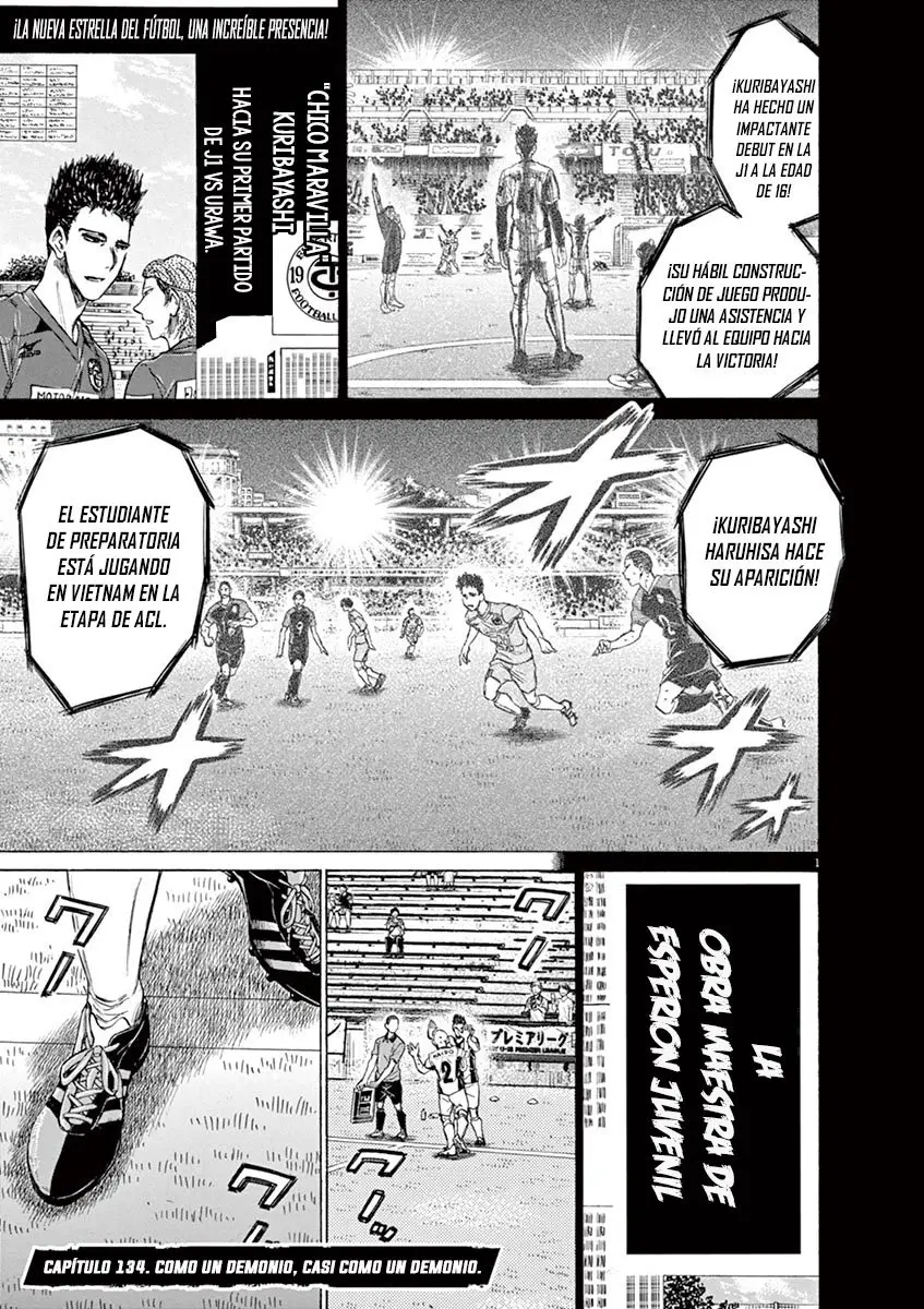 Ao ashi capítulo 134, página 2
