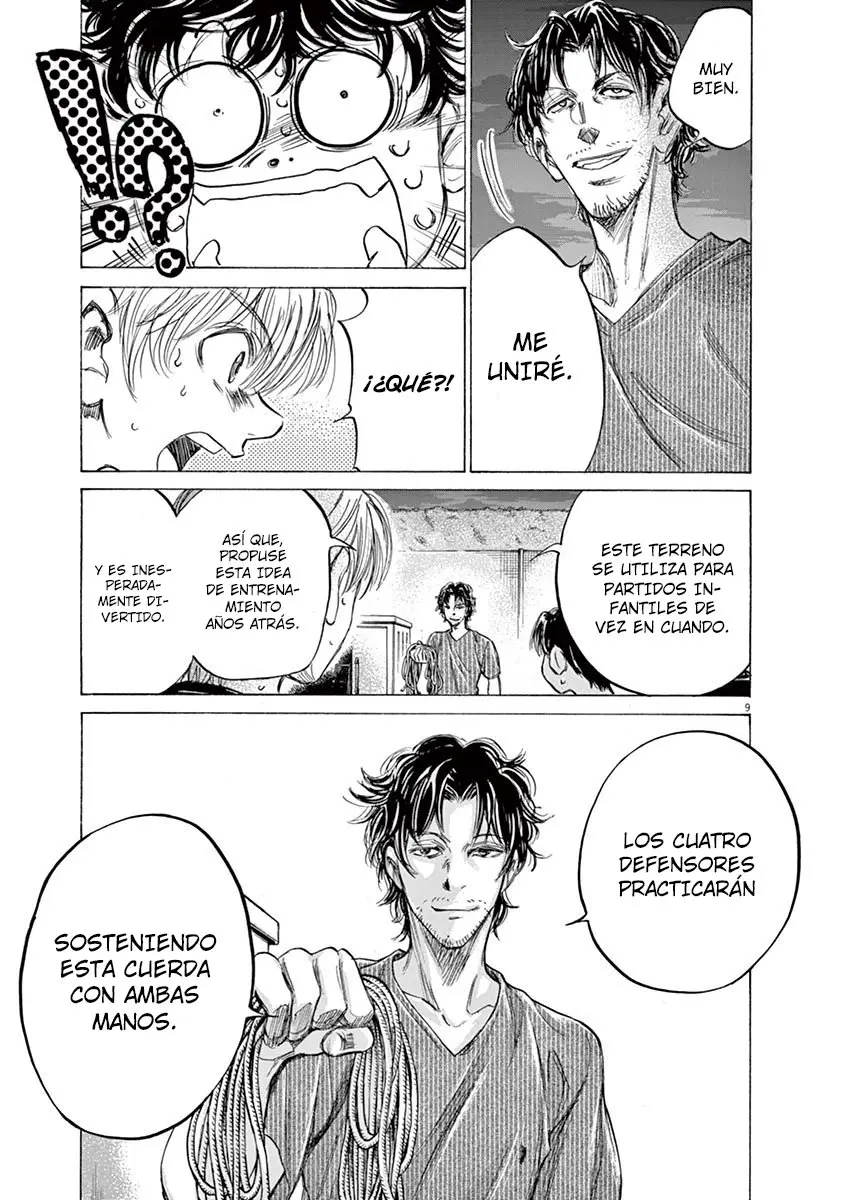 Ao ashi capítulo 142, página 10