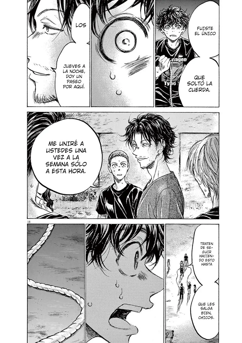 Ao ashi capítulo 142, página 19