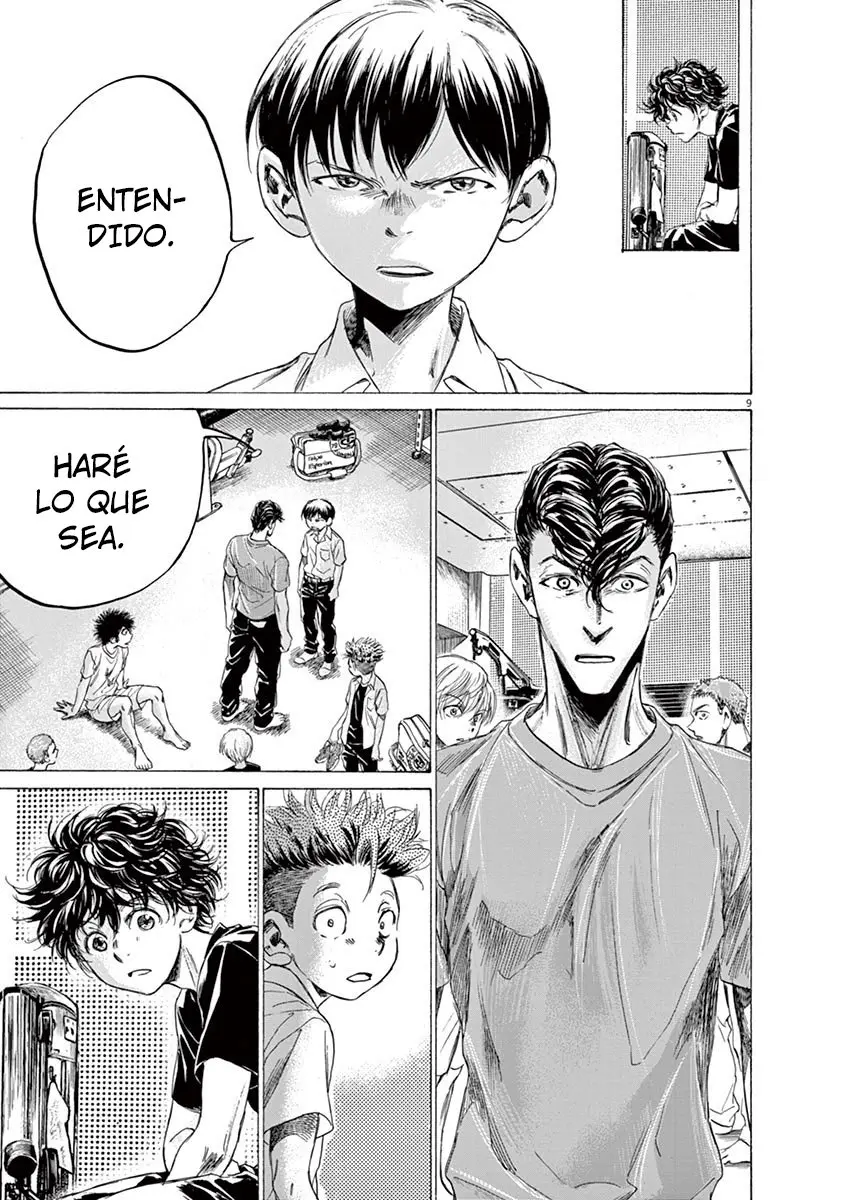 Ao ashi capítulo 143, página 10