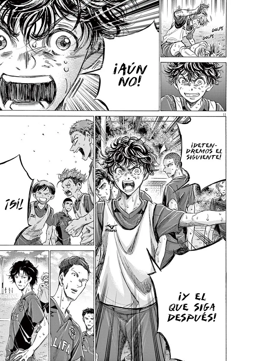 Ao ashi capítulo 147, página 12