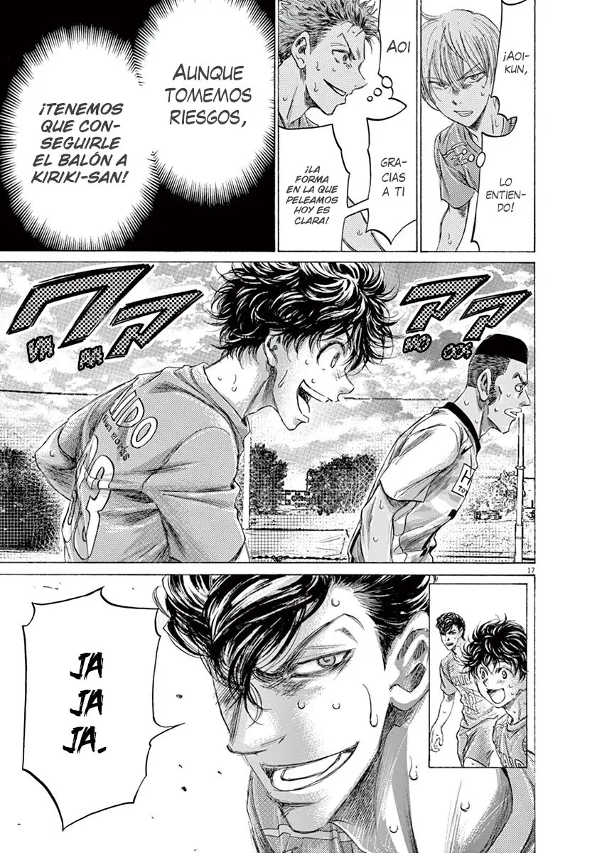 Ao ashi capítulo 156, página 19