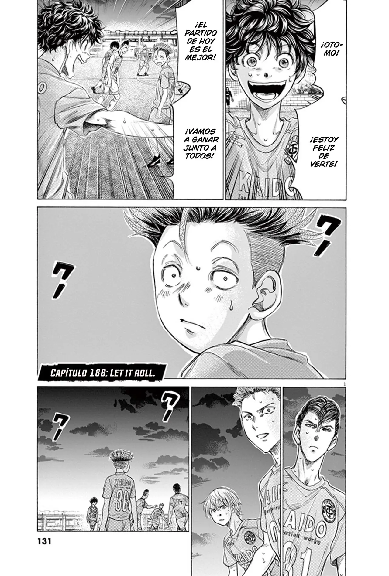 Ao ashi capítulo 166, página 2