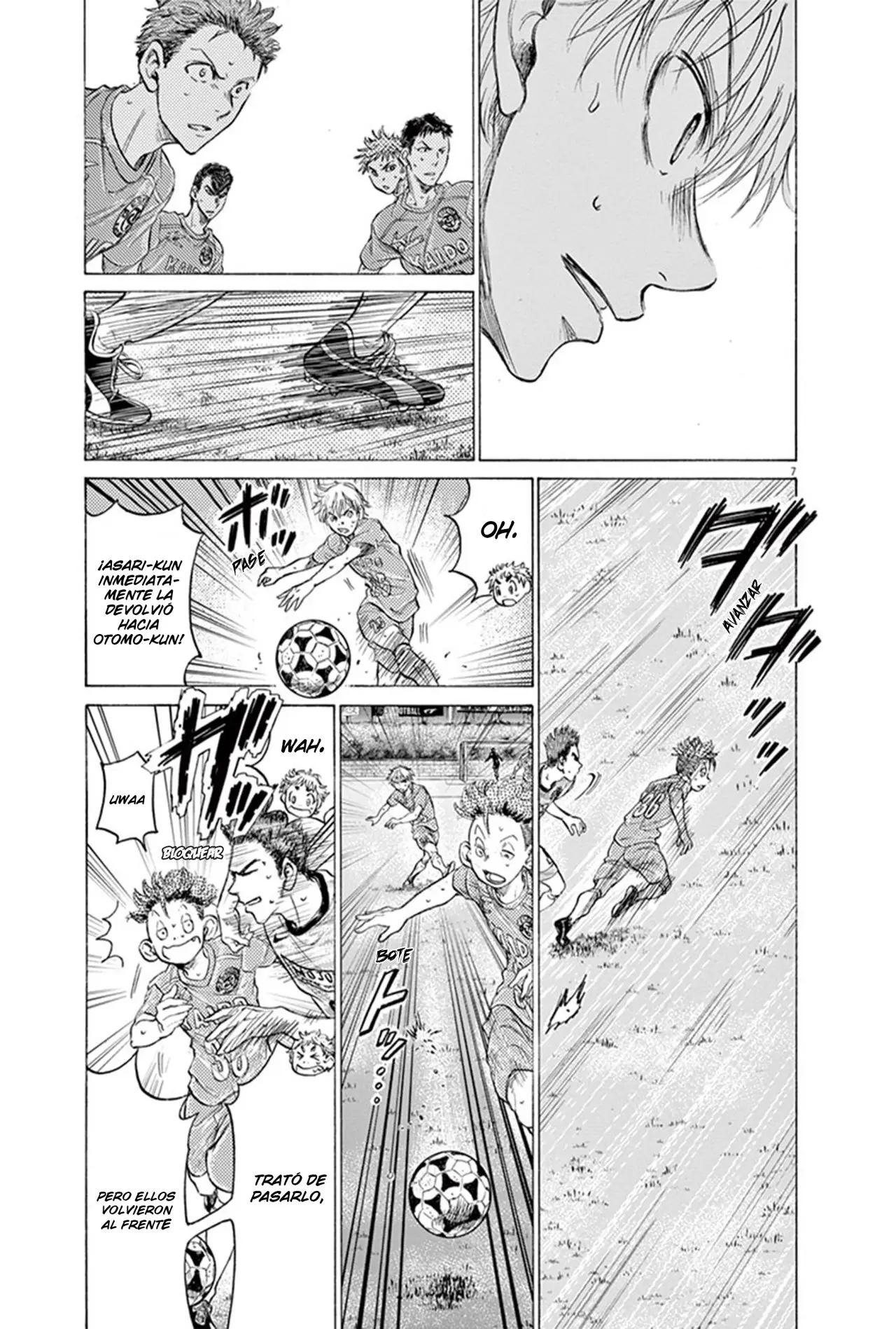 Ao ashi capítulo 166, página 8