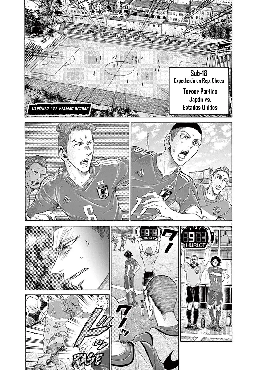 Ao ashi capítulo 171, página 2