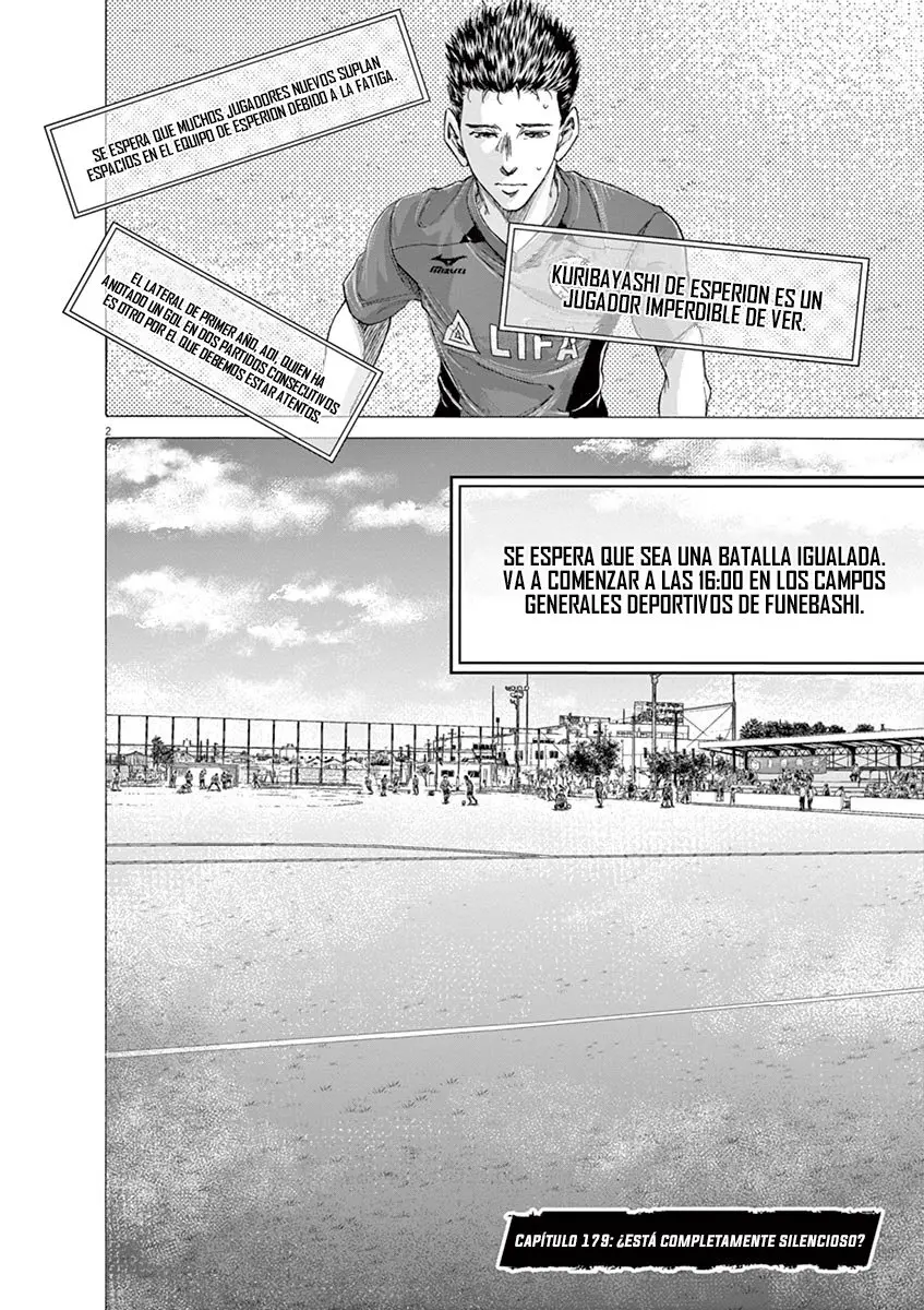 Ao ashi capítulo 179, página 3