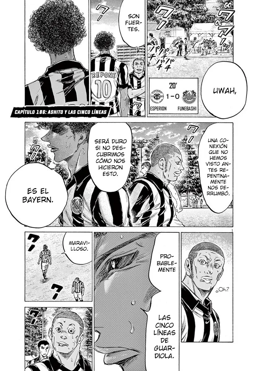 Ao ashi capítulo 186, página 2