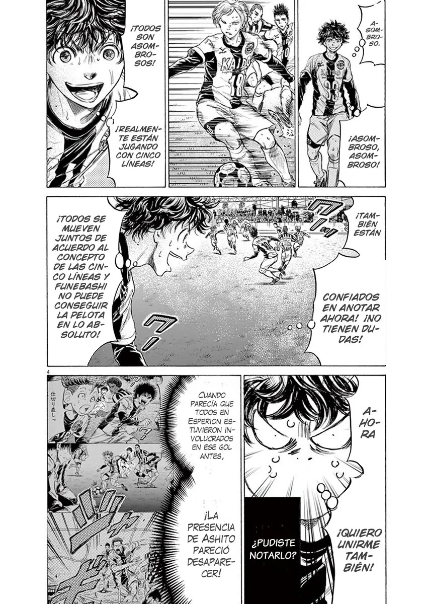 Ao ashi capítulo 186, página 5