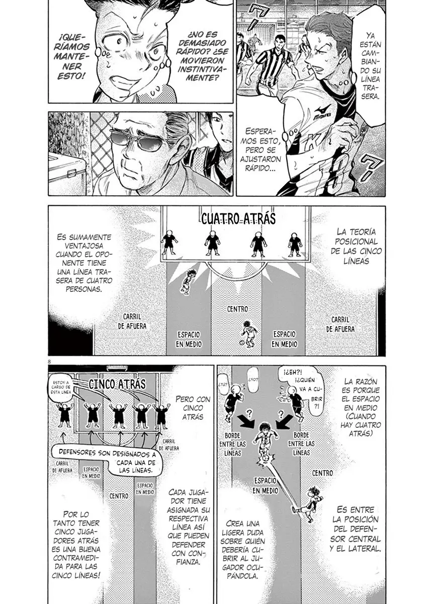 Ao ashi capítulo 186, página 9